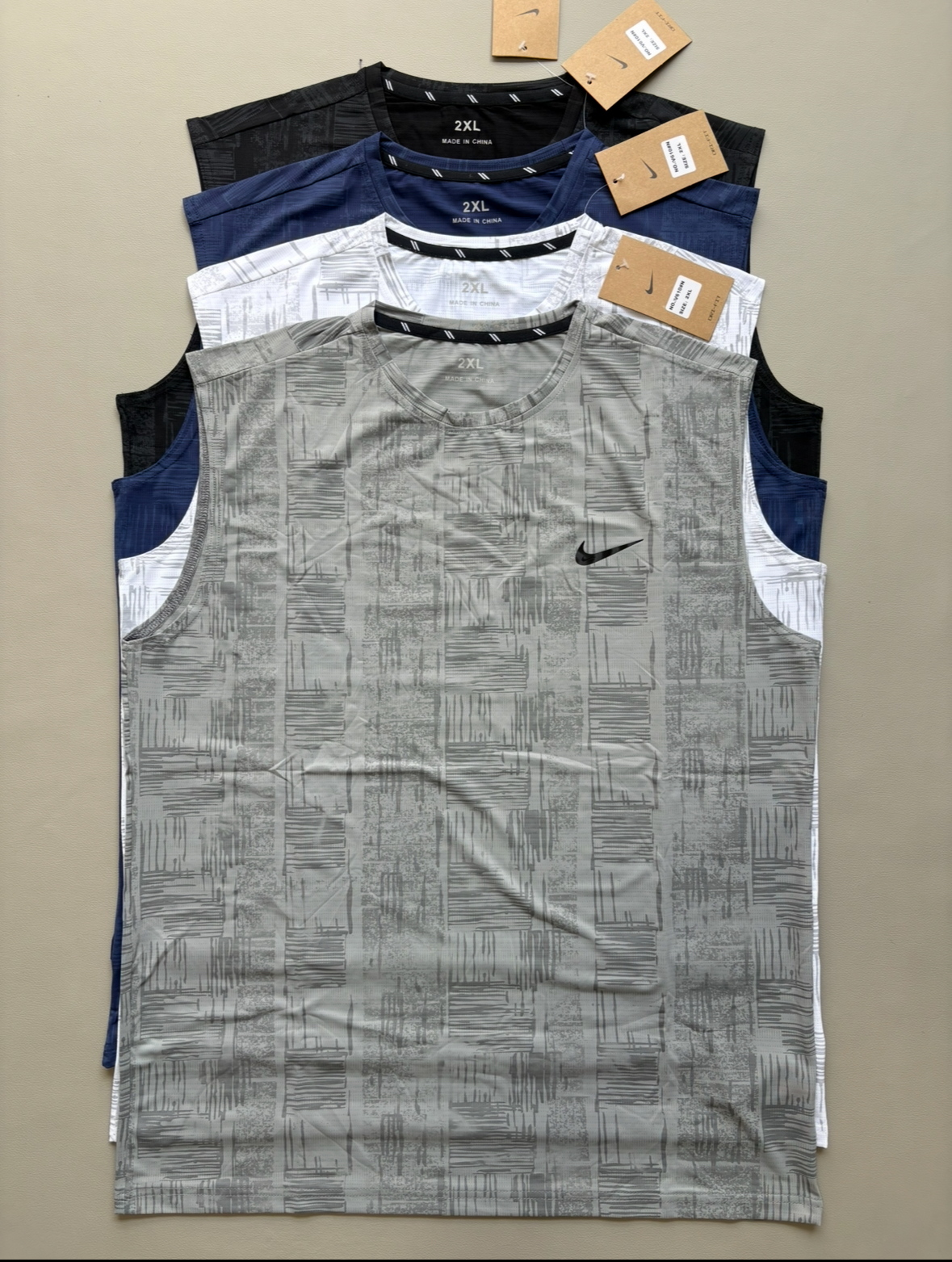 تاپ مردانه وارداتی نایک  مدل طرح دار DRY-FIT